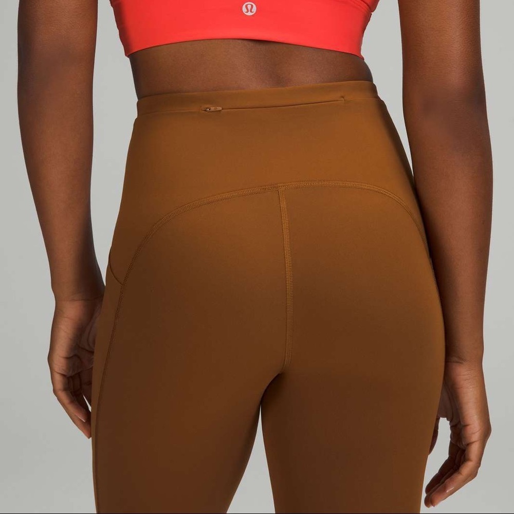 Lululemon Swift Speed High Rise Tight 28” Copper Brown Leggings Tights New 18 - Picture 3 of 12